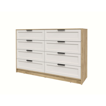 Kомод Тренд КТ-К157 (Дуб золотой ЛДСП/ Кашемир ЛМДФ) Ш1565 В1020 Г451